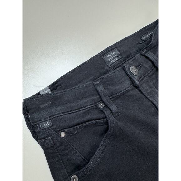 Citizens of Humanity Chrissy Jean Women's 26 Black Denim High Rise Skinny Emo - Picture 2 of 16